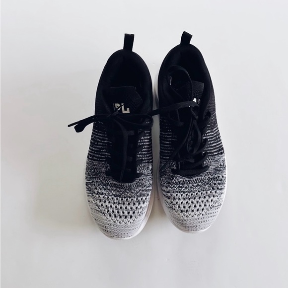 APL TechLoom Pro Black Heather Grey Black Sneaker Shoes - Picture 3 of 11